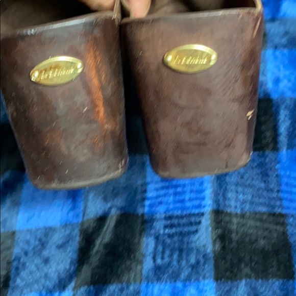 Dr Scholl’s Leather Upper Wood Bottom Sz 8 Clog - Picture 3 of 7